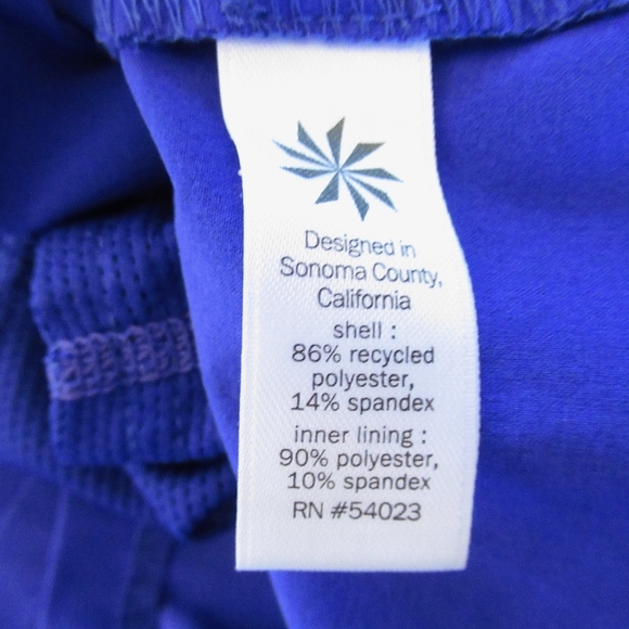 Athleta Vibrant Blue Pleated Skort - Picture 4 of 6